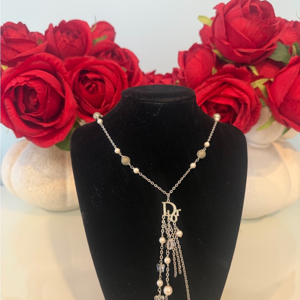 Dior Necklace with Pearl Details
